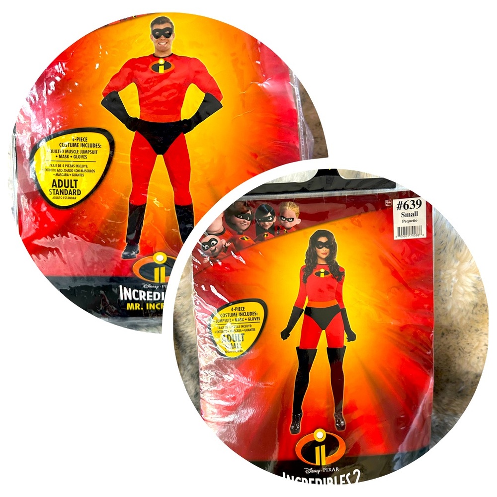 Bundle of Mr .& Mrs  Incredibles Halloween Costume